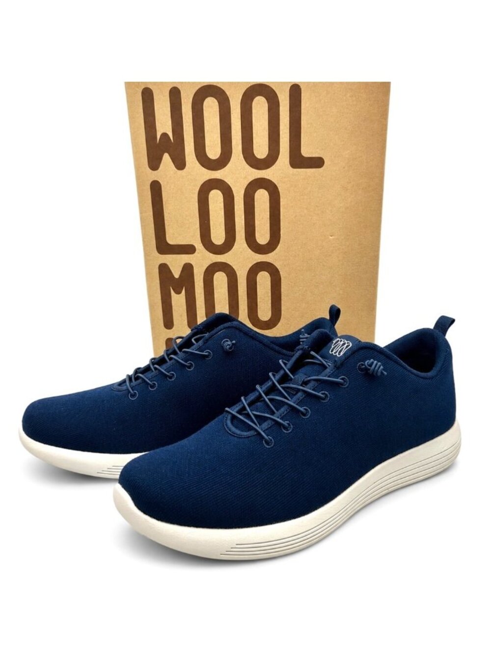Woolloomooloo Cheviot EU 45 Mens 11.5 Navy Merino Wool Comfort Shoes Sneakers